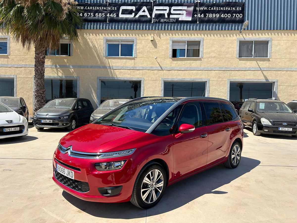 CITROEN C4 GRAND PICASSO 1.6 BLUE-HDI AUTO SPANISH LHD IN SPAIN 95K 7 SEAT 2015