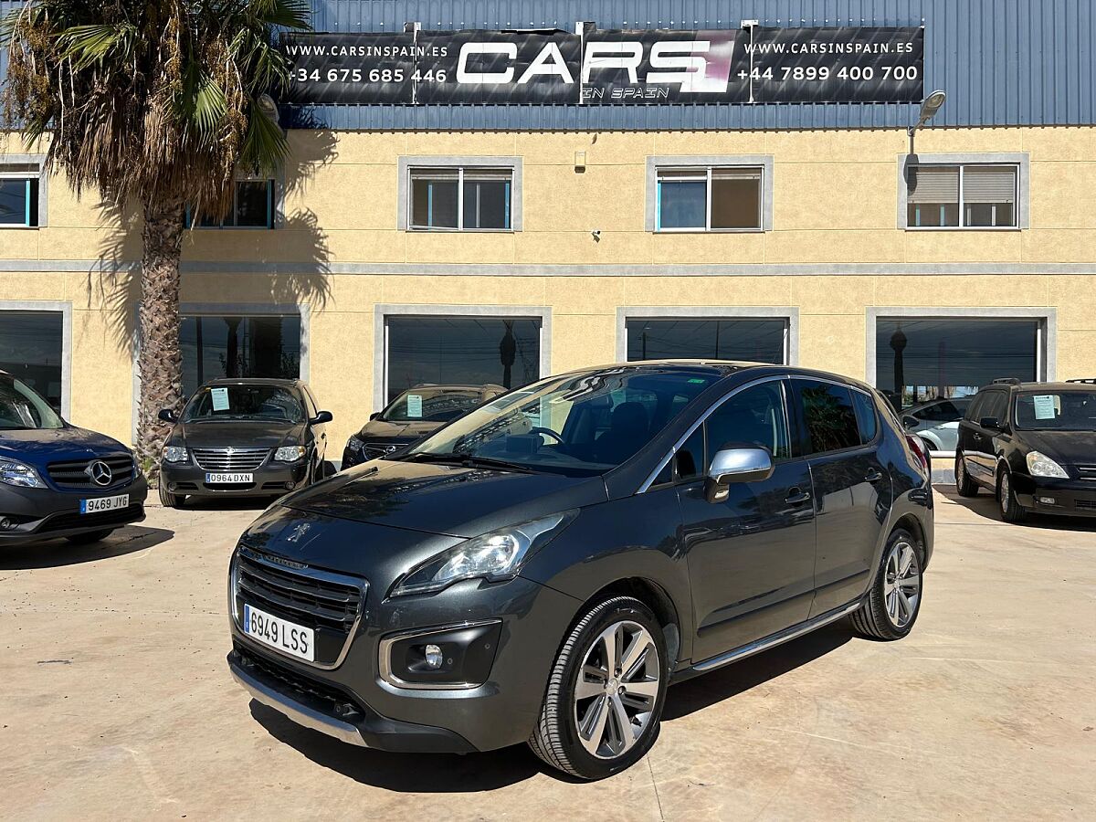 PEUGEOT 3008 ALLURE 1.6 E-HDI MANUAL SPANISH RHD IN SPAIN 121000 MILES 2014