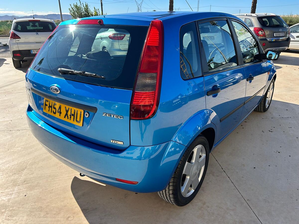 FORD FIESTA ZETEC 1.4 TDCI UK PLATED RHD IN SPAIN 0NL7 74000 MILES 2005