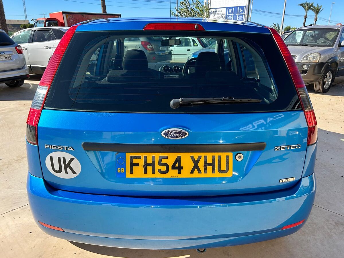 FORD FIESTA ZETEC 1.4 TDCI UK PLATED RHD IN SPAIN 0NL7 74000 MILES 2005