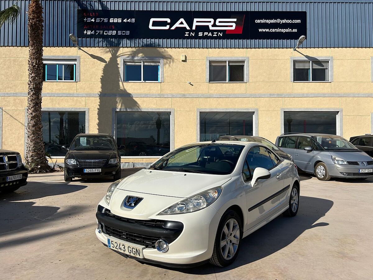 PEUGEOT 207CC ALLURE 1.6 CONVERTIBLE SPANISH LHD IN SPAIN ONLY 56000 MILES 2008