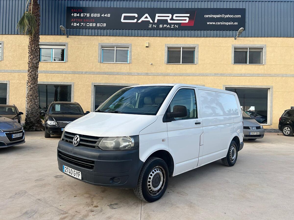 VOLKSWAGEN TRANSPORTER L1 H1 2.0 TDI VAN SPANISH LHD IN SPAIN 278000 MILES 2010