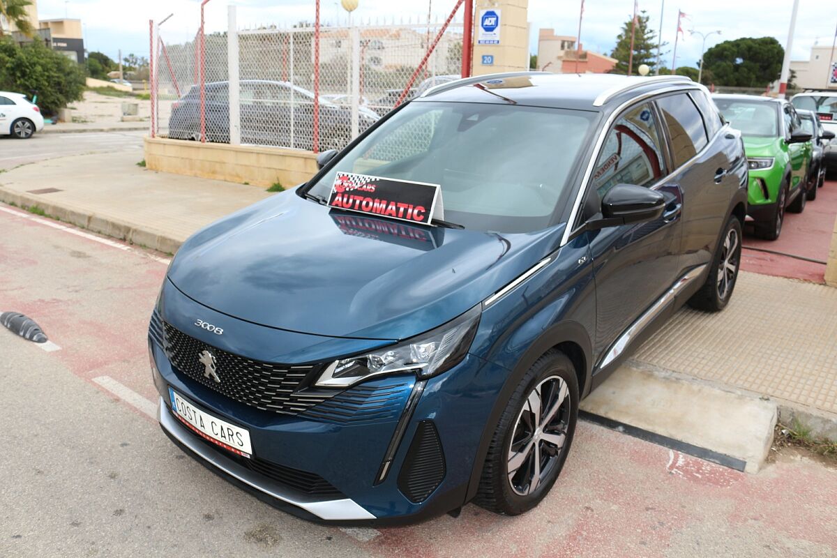 PEUGEOT 3008 GT LINE 1.2 E-THP AUTO SPANISH LHD IN SPAIN 21000 MILES SUPERB 2021