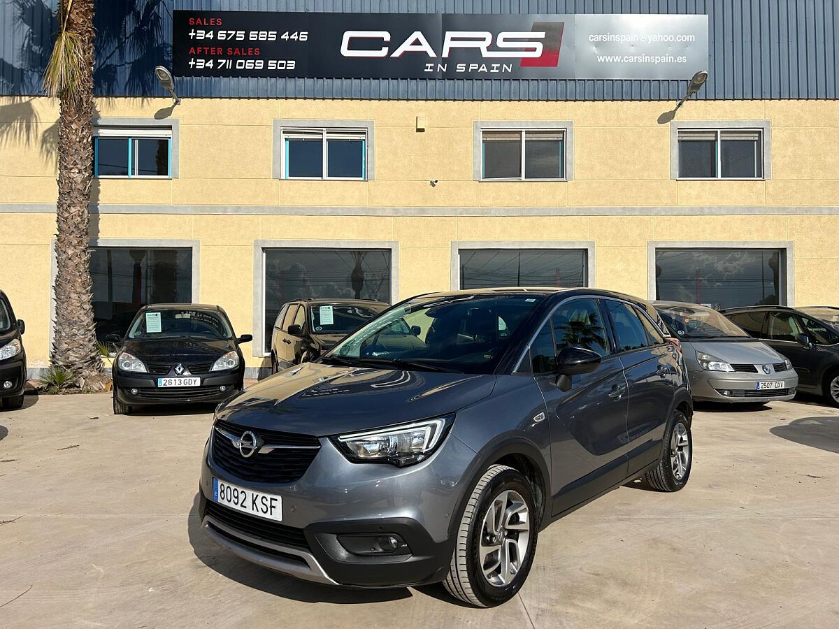 OPEL CROSSLAND X DESIGN 1.2 AUTO SPANISH LHD IN SPAIN 76000 MILES SUPERB 2018