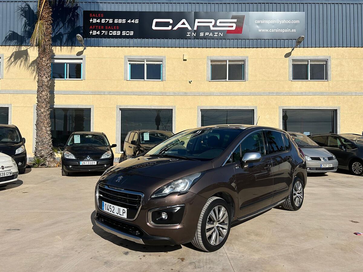 PEUGEOT 3008 STYLE 1.6 BLUE HDI AUTO SPANISH LHD IN SPAIN 143000 MILES 2016