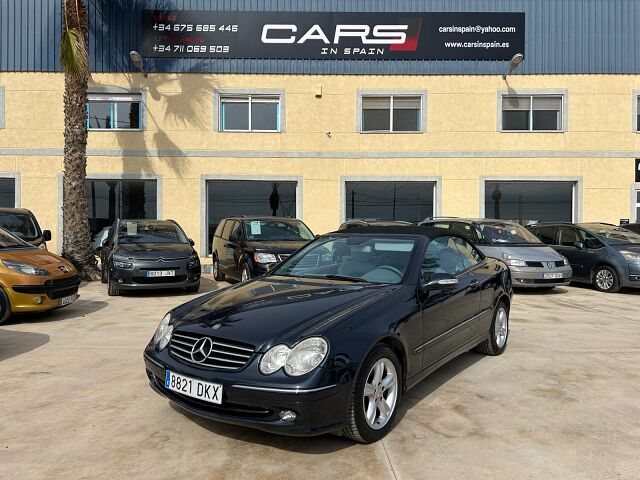 MERCEDES CLK 240 CONVERTIBLE 2.6 V6 AUTO SPANISH LHD IN SPAIN 62000 MILES 2004